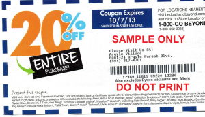 Sample bed bath and beyond coupon