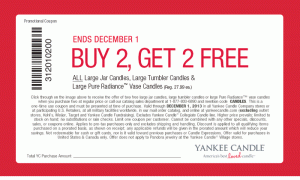 Yankee Candle coupon